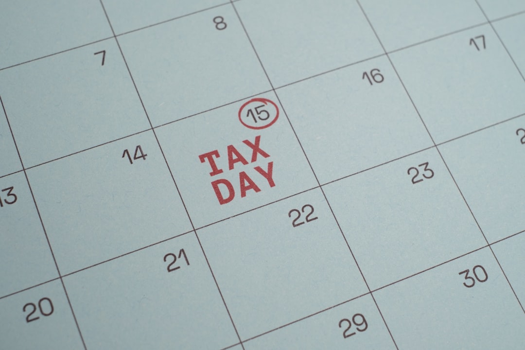 Calendar showing 2024 quarterly tax payment due dates with calculator and tax forms